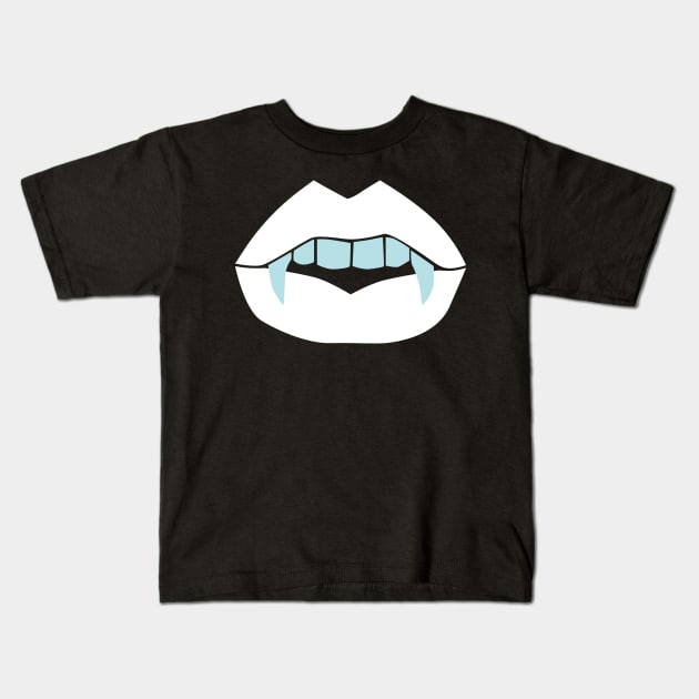 Vampire white Kids T-Shirt by candelanieto